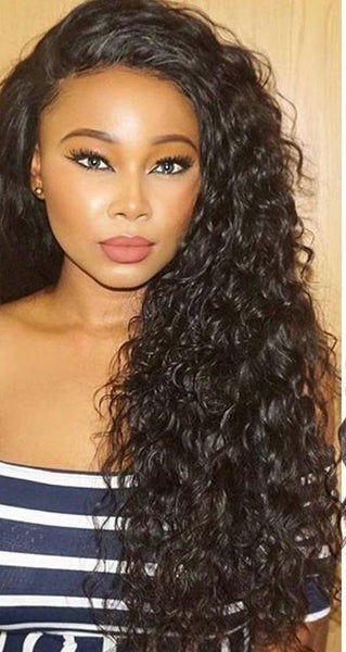 4 x 7 180% Density Closure wig Natural Wave