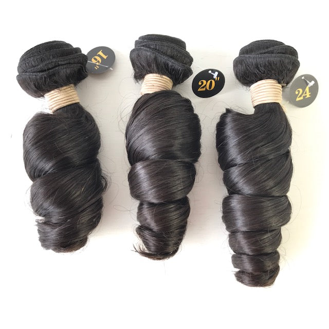 Raw Virgin Hair Malaysian and Brazilian Loose Wave