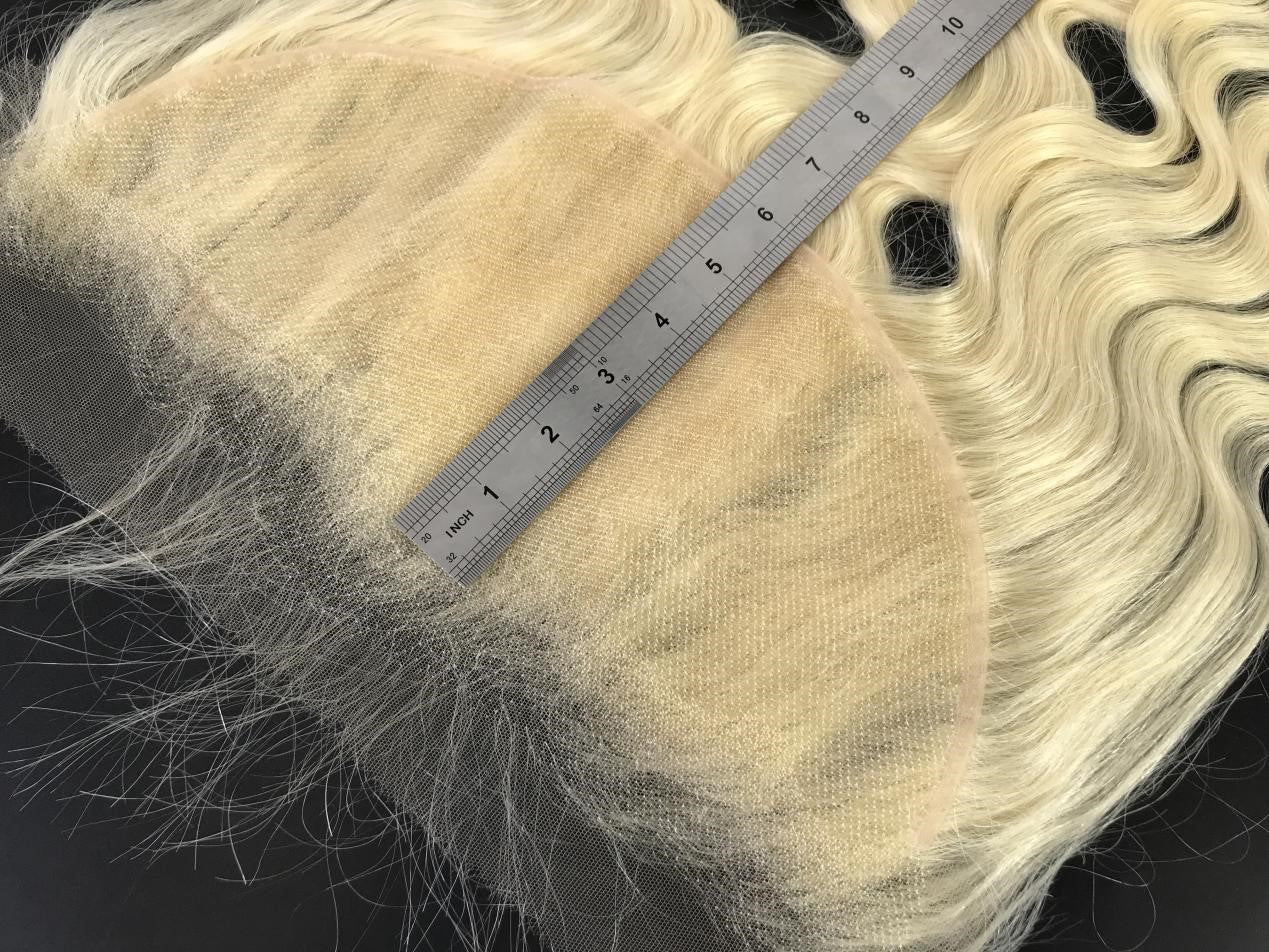13x4 Single Donor Frontal 613 blonde Body Wave