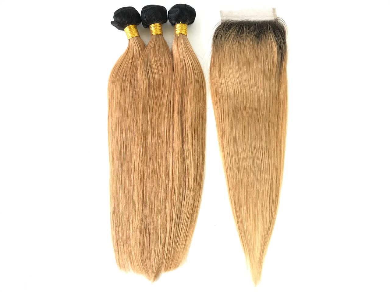 Mayfair Remy Fuller Hair 1B/27 Straight