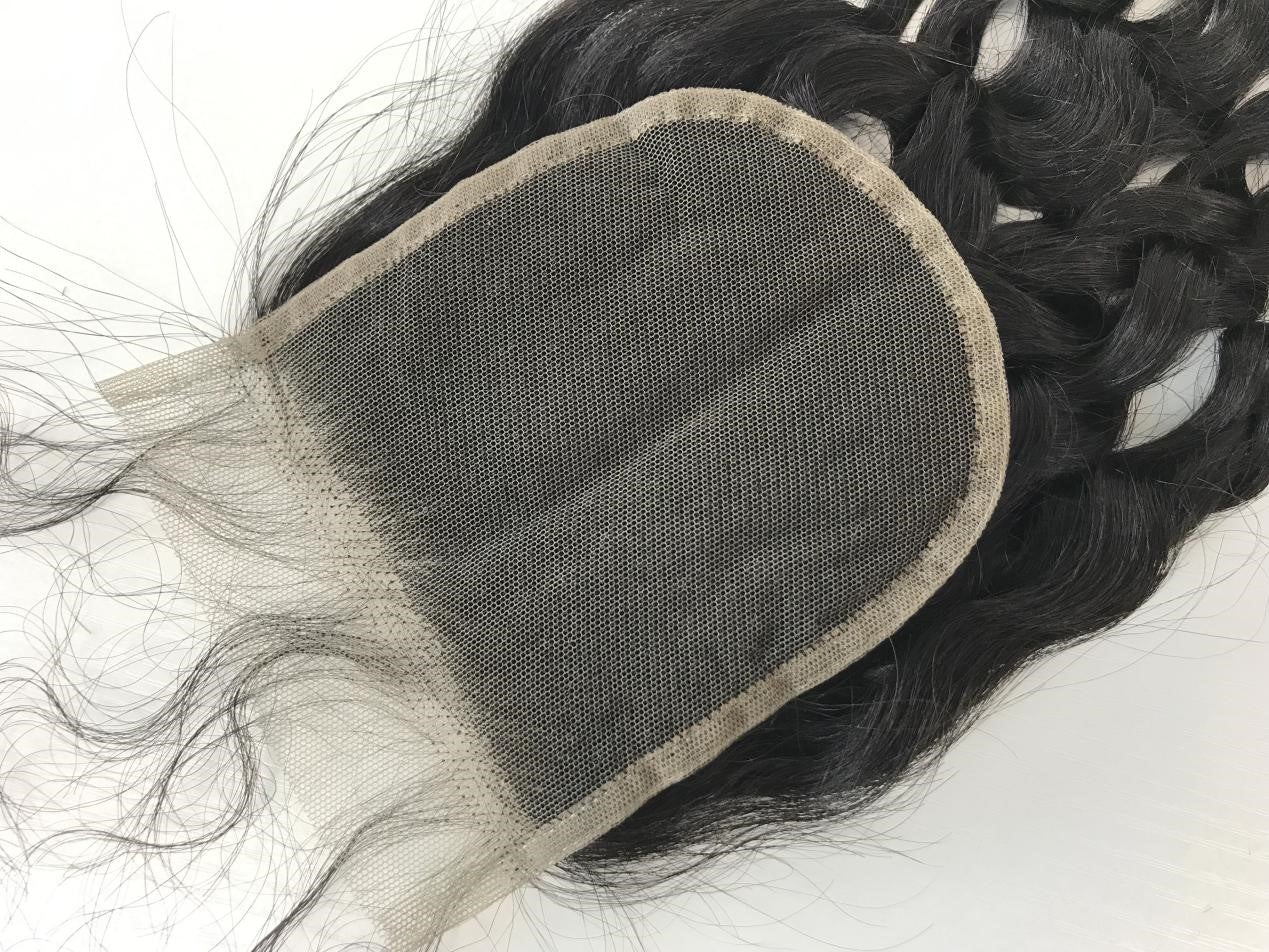 6x6 Single Donor Normal Transparent light Lace Afro Kinky