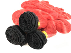 Mayfair Remy Light Lace 4X4 1B Red Body Wave