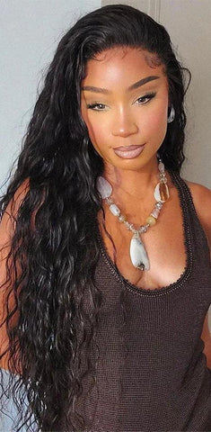 HD 13 x 4 130% Density Lace Front wig Loose Deep