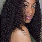 4 x 7 130% Density Closure wig Curly