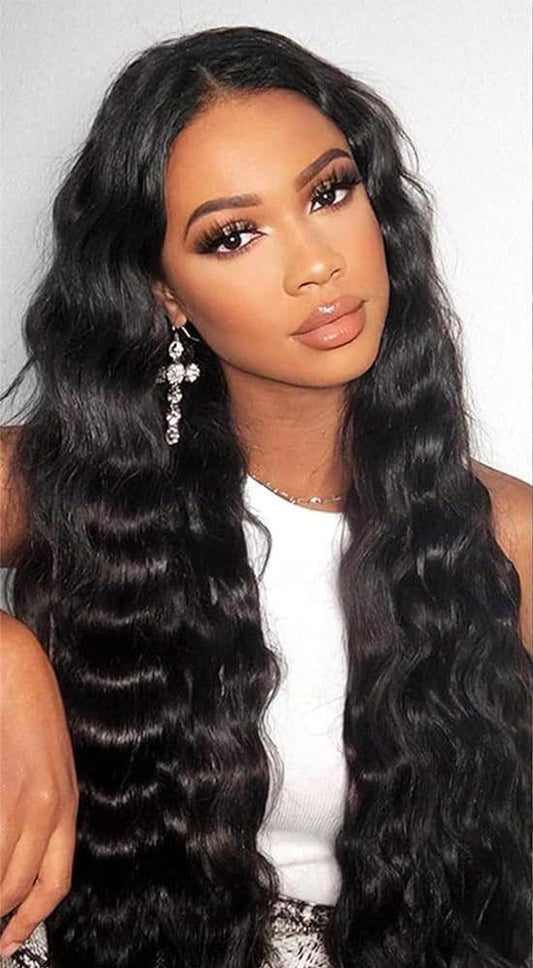 4 x 7 130% Density Closure wig Loose Wave