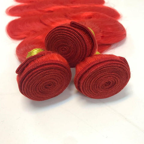 Mayfair Remy Fuller Hair Bundle Red Body Wave
