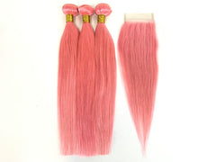 Mayfair Remy 13x4 Pink Frontal Straight