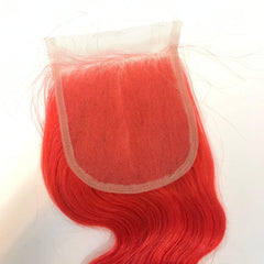 Mayfair Remy Light Lace 4X4 Red Straight