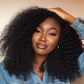 13 x 4 250% Density Lace Front wig Afro Kinky