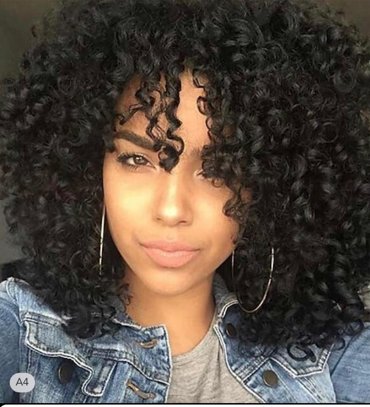 13 x 4 250% Density Lace Front wig Afro Kinky