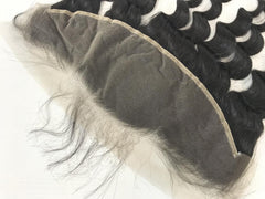 Single Donor 13x6 HD Super fine Swiss invisible thin lace Frontal Loose Deep