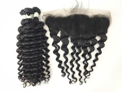 Single Donor 13x6 HD Super fine Swiss invisible thin lace Frontal Loose Deep
