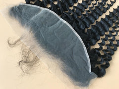 Single Donor 13x4 HD Super Fine Invisible  Lace Deep Wave