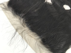 Single Donor 13x6 Medium Brown Lace Frontal with Transparent Light Lace body wave