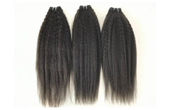 Raw Virgin Hair Malaysian and Brazilian Kinky Straight
