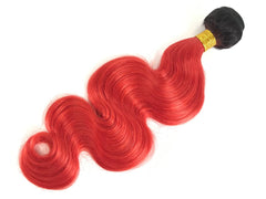 Mayfair Remy Fuller Hair Bundle 1B/Red Body wave