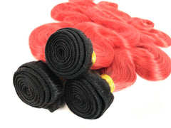 Mayfair Remy Fuller Hair Bundle 1B/Red Body wave