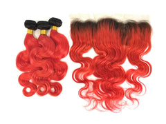Mayfair Remy Light Lace 13X4 1B/Red Body wave