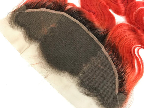 Mayfair Remy Light Lace 13X4 1B/Red Body wave