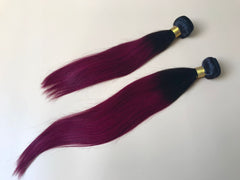Mayfair Remy Fuller Hair Bundle 1B/99J Straight