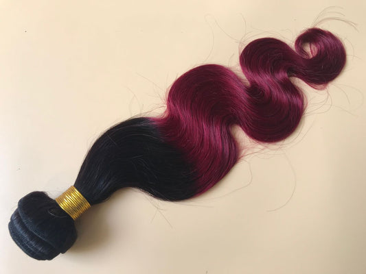 Mayfair Remy Fuller Hair Bundle 1B/99J Body Wave