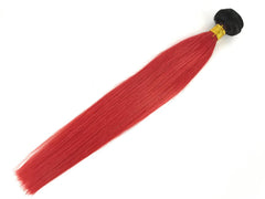 Mayfair Remy Fuller Hair Bundle 1B/Red Straight