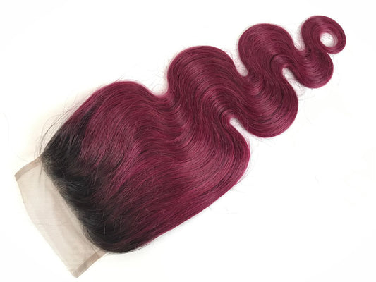 Mayfair Remy Light Lace 4X4 1B/99J Straight