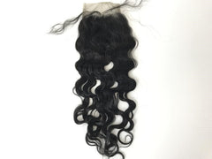 Mayfair Remy 5x5  Medium brown lace closure Natural Wave