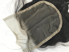 4x4 Single Donor Normal Transparent light/Medium Brown Natural Wave