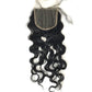 5x5 Single Donor Medium Brown/Transparent lace closure Afro Kinky