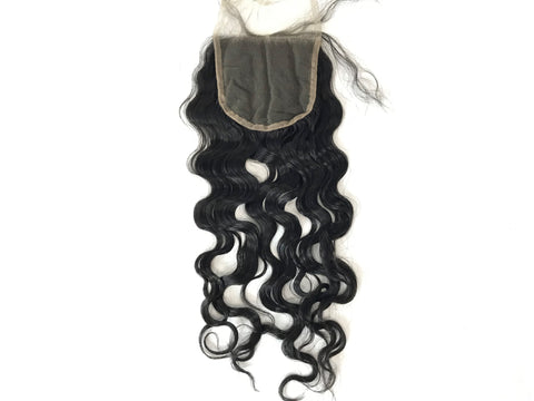4x4 Single Donor HD Super Fine Swiss Invisible lace closure Deep Curl