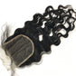 5x5 Single Donor Medium Brown/Transparent lace closure Afro Kinky