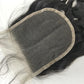6x6 Single Donor Normal Transparent light Lace Afro Kinky