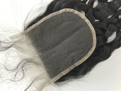 4x4 Single Donor Normal Transparent light/Medium Brown Princess Curl