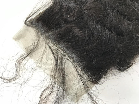 Mayfair Remy  6x6 closure Transparent light lace Kinky Curl
