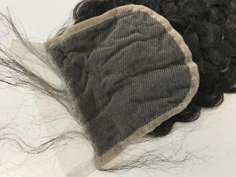 Mayfair Remy  6x6 closure Transparent light lace Kinky Curl