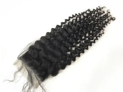 4x4 Single Donor HD Super Fine Swiss Invisible lace closure Loose Deep