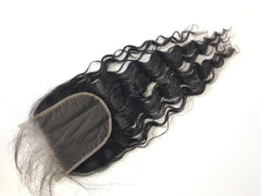 6x6 HD Single Donor  Super Fine Swiss Invisible lace closure Water Wave