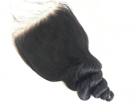 6x6 Single Donor Normal Transparent light Lace loose wave