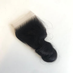 6x6 Single Donor Normal Transparent light Lace loose wave