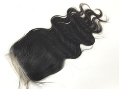 6x6 HD Single Donor  Super Fine Swiss Invisible lace closure Body Wave