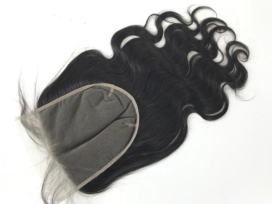 7x7 HD Single Donor  Super Fine Swiss Invisible lace closure Body Wave