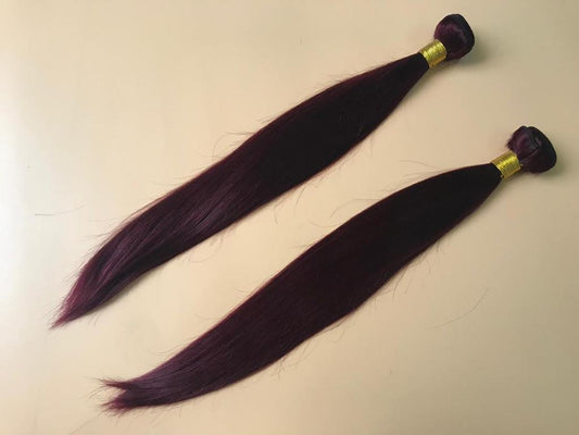 Mayfair Remy Hair Bundle 99J Straight