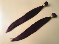 Mayfair Remy Hair Bundle 99J Straight