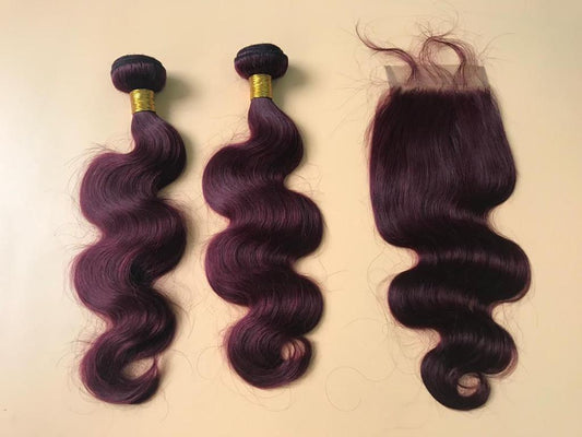 Mayfair Remy Hair Bundle 99J  Body Wave
