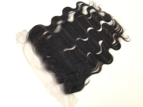 13x4 Single Donor Normal Trans Light / medium brown Afro Kinky