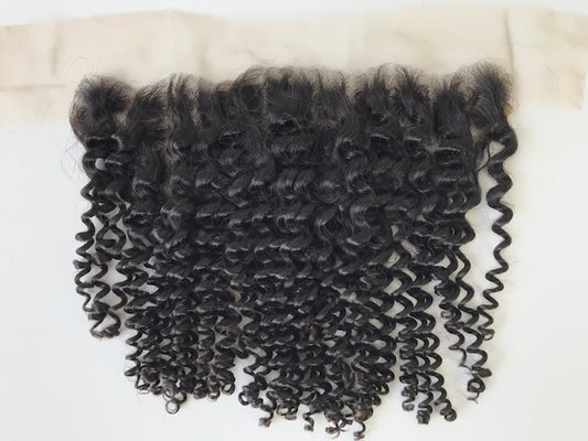Mayfair Remy  6x6 closure Transparent light lace Kinky Curl