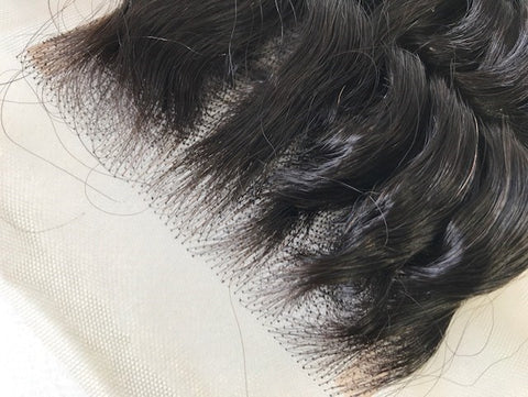 6x6 Single Donor Normal Transparent light Lace Deep Wave