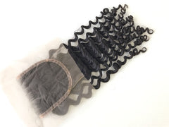 6x6 Single Donor Normal Transparent light Lace Deep Wave