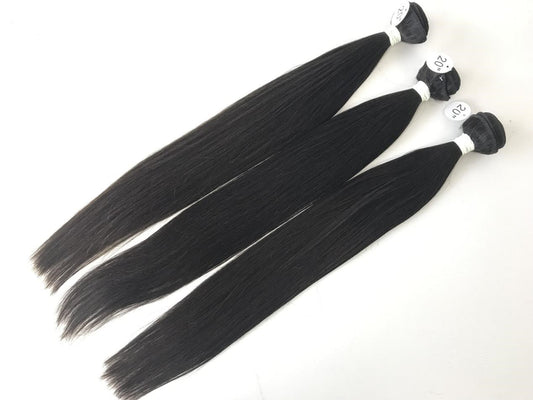 Raw Virgin Hair Malaysian and  Brazilian Straight
